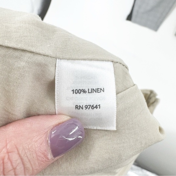 ✅ J. JILL LINEN Beige Women's Skirt SIZE 4 - Picture 2 of 3